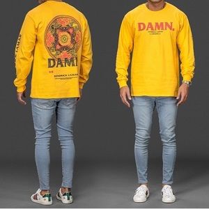 Kendrick Lamar DAMN Long Sleeve Shirt Size M